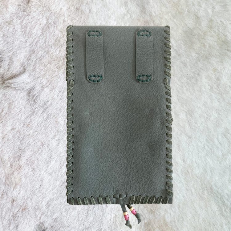 funda alicia para maracas y joyas sonoras 1535xn025 deverd | hecha a mano con cuero desert