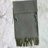 funda alicia para maracas y joyas sonoras 2450fn021 deverd | hecha a mano con cuero desert